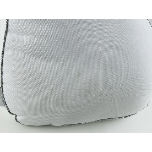 Accent Throw Pillow Beaded Flamingo Tropical Home Decor 19" Pink Monstera Leaf - Picture 9 of 15